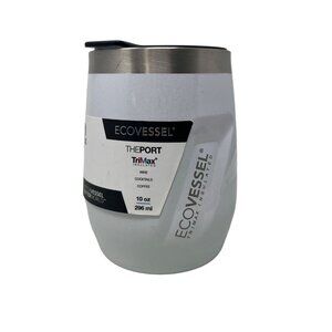 Eccovessel Tumbler Port 10oz Insulated Stainless Steel Wine and Whiskey NEW